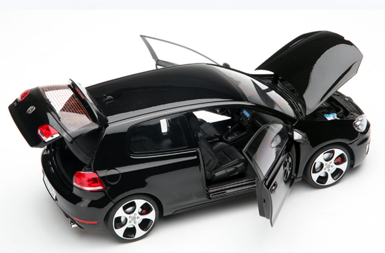 1/18 Norev Volkswagen VW Golf GTI (Black) 2009-2013 Mk 6 Diecast Car Model