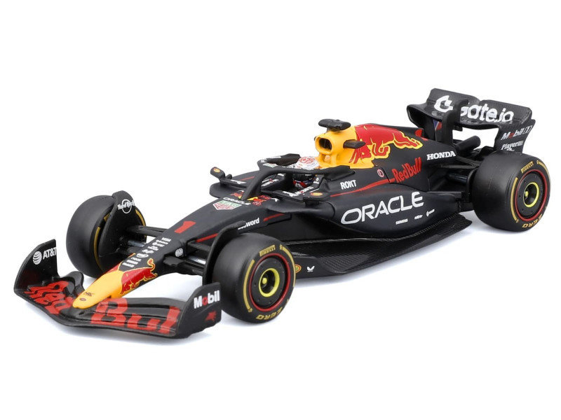 1/43 BBurago 2025 Formula 1 Max Verstappen Red Bull RB21 #1 Car Model with Driver Figure