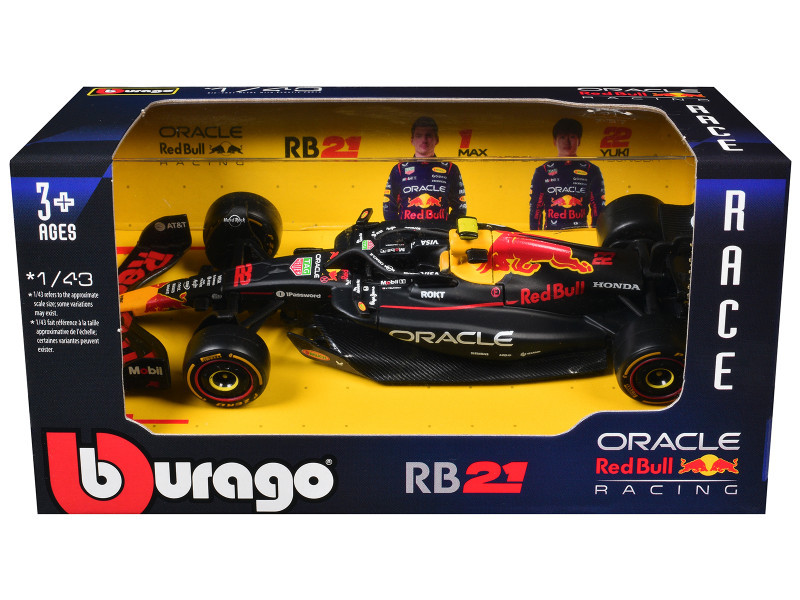 1/43 BBurago 2025 Formula 1 Yuki Tsunoda Red Bull RB21 #22 Car