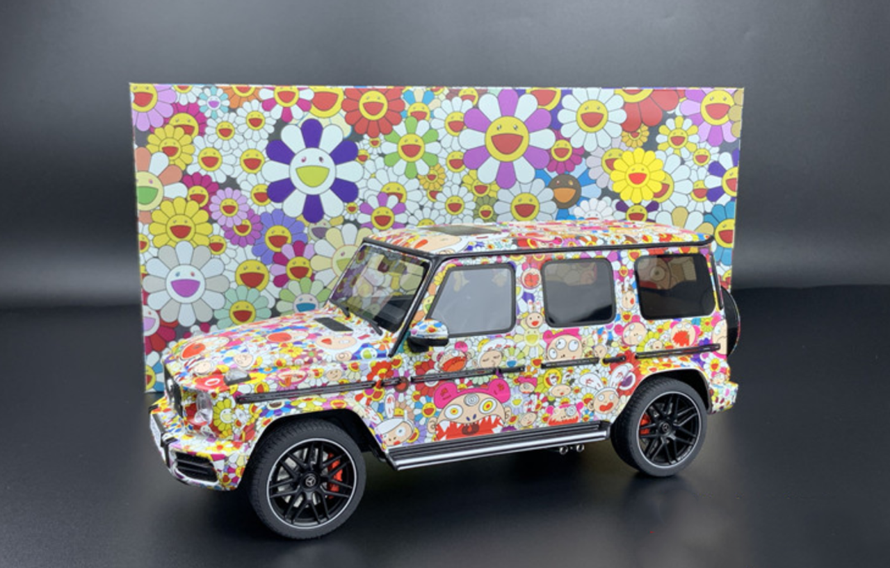 1 18 Gt Spirit Gtspirit Mercedes Benz Mercedes G Class G Klasse G63 Amg Kaikai Kiki Takashi Murakami Cartoon Livecarmodel Com