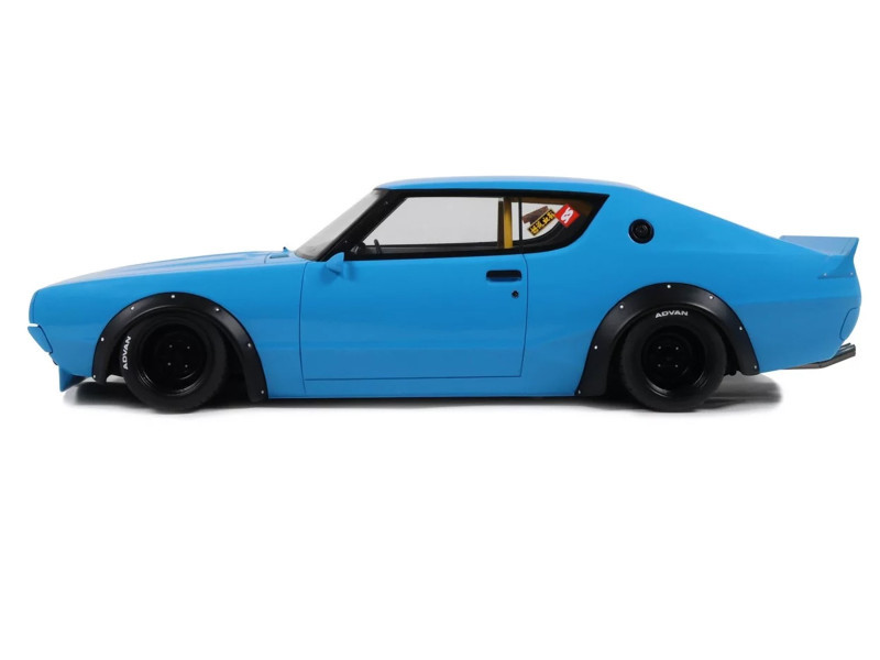1/18 OTTO Nissan Skyline 2000 GT-R (KPGC110) By LB-Works (Blue) Car Model