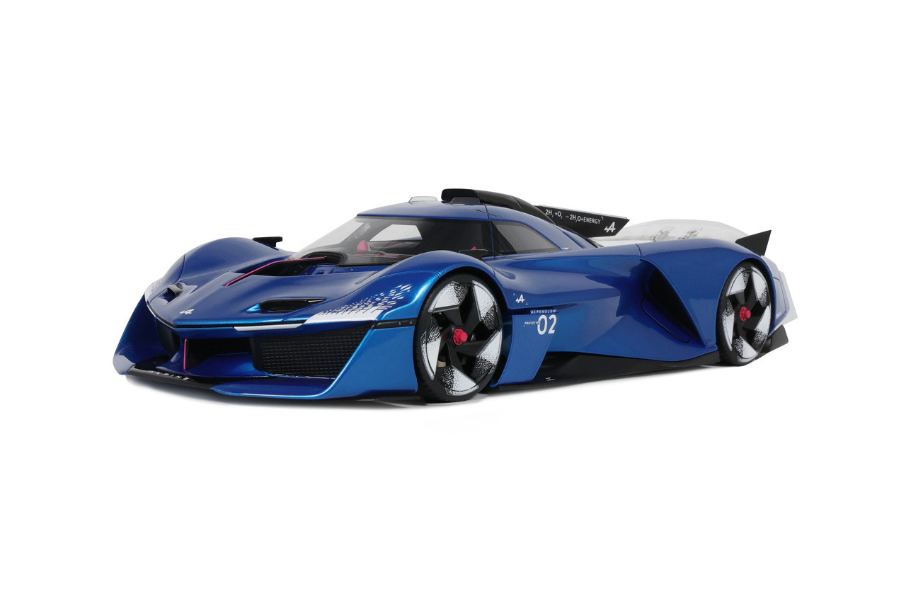 1/18 OTTO 2024 Alpine Alpenglow HY6 (Specular Blue) Car Model