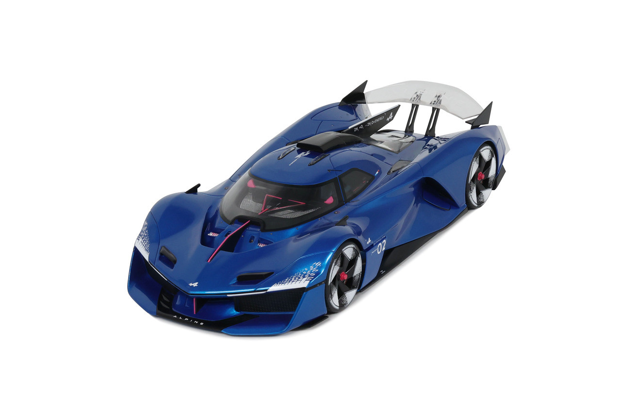 1/18 OTTO 2024 Alpine Alpenglow HY6 (Specular Blue) Car Model
