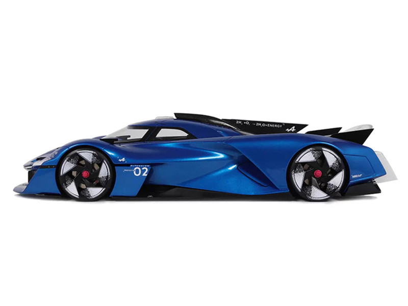 1/18 OTTO 2024 Alpine Alpenglow HY6 (Specular Blue) Car Model
