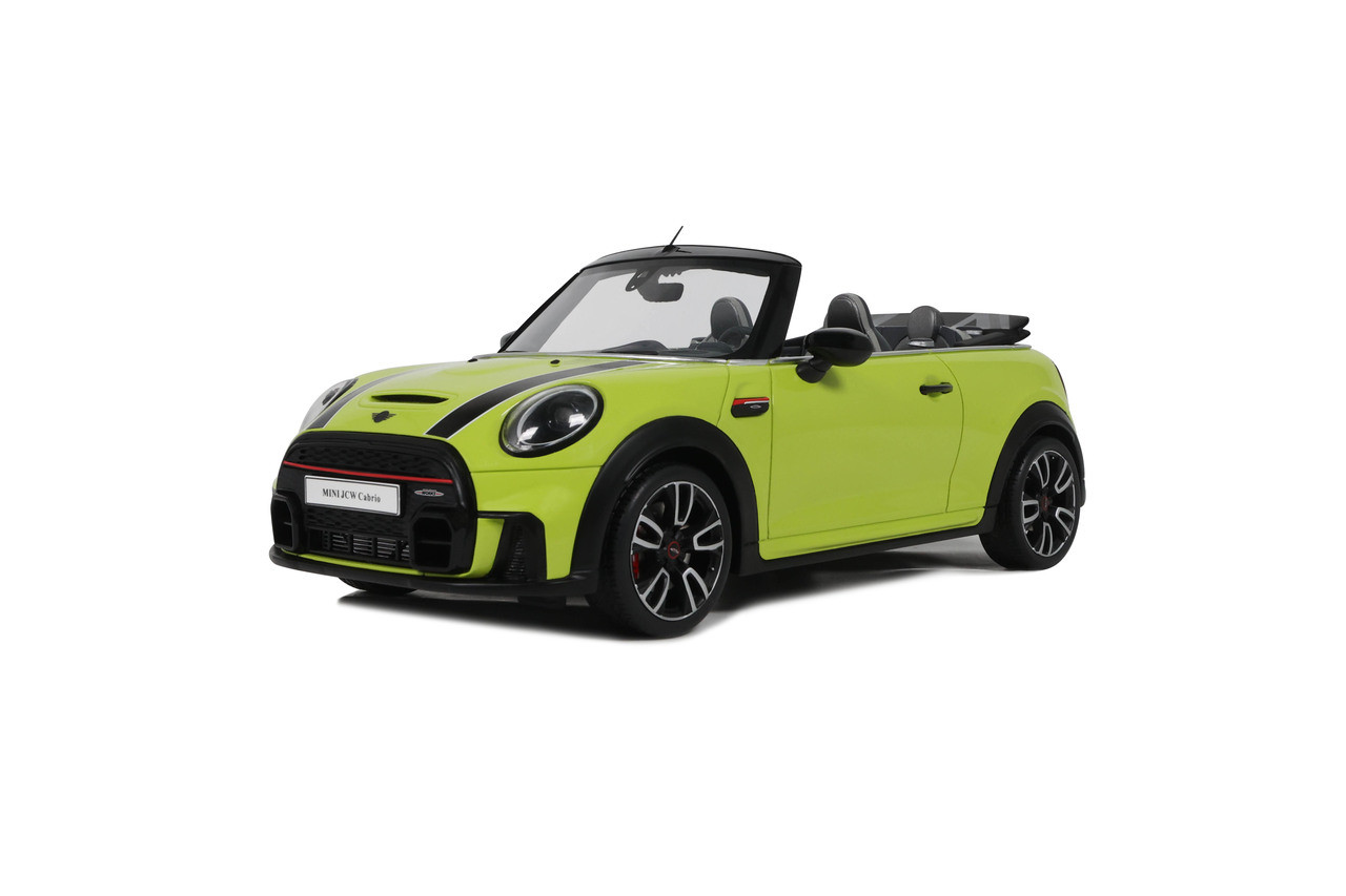 1/18 OTTO 2021 Mini Cooper JCW Cabriolet (Zesty Yellow C5H) Car Model