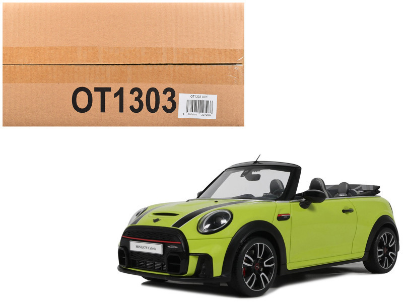 1/18 OTTO 2021 Mini Cooper JCW Cabriolet (Zesty Yellow C5H) Car