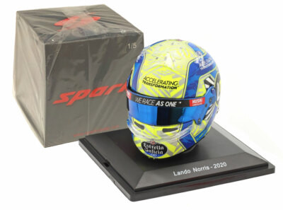1/5 Spark 2020 Formula 1 McLaren F1 Team Lando Norris Helmet Model