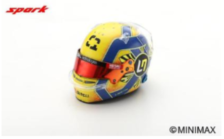 1/5 Spark 2021 Formula 1 McLaren F1 Team Lando Norris Helmet Model