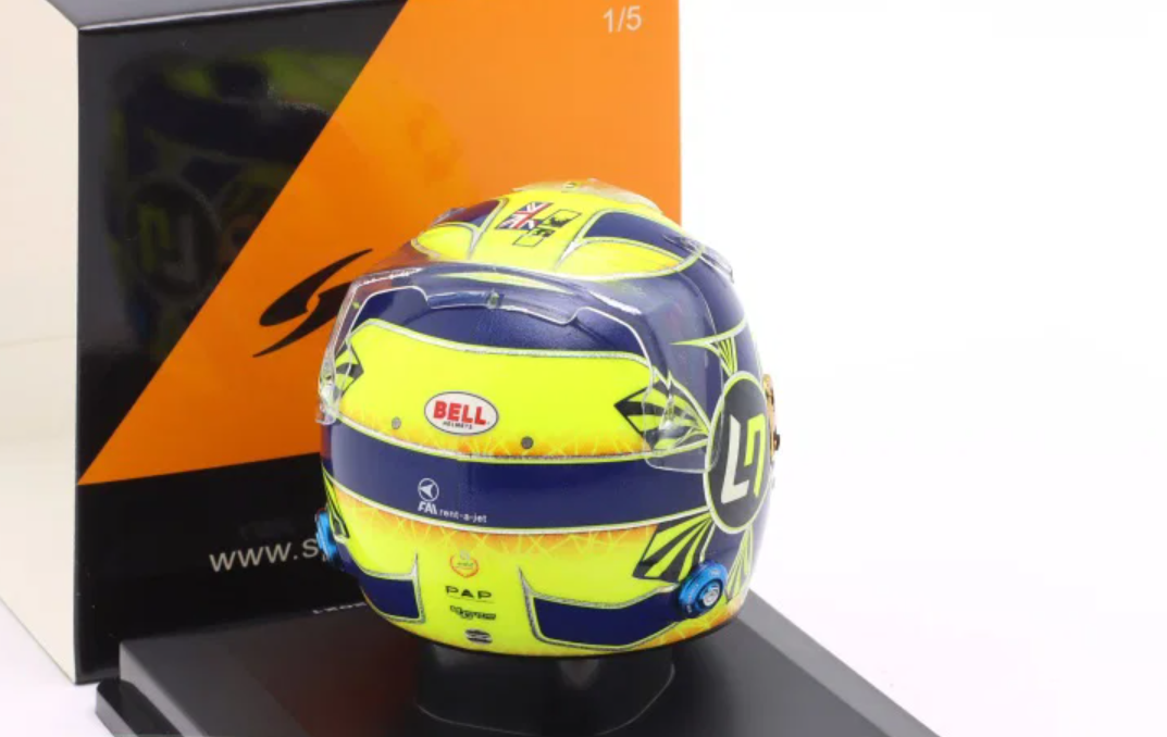 1/5 Spark 2021 Formula 1 McLaren F1 Team Lando Norris Helmet Model