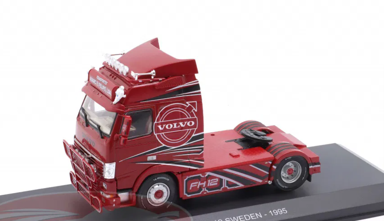1/43 Hachette 1995 Volvo FH12 Truck (Red) Diecast Car Model