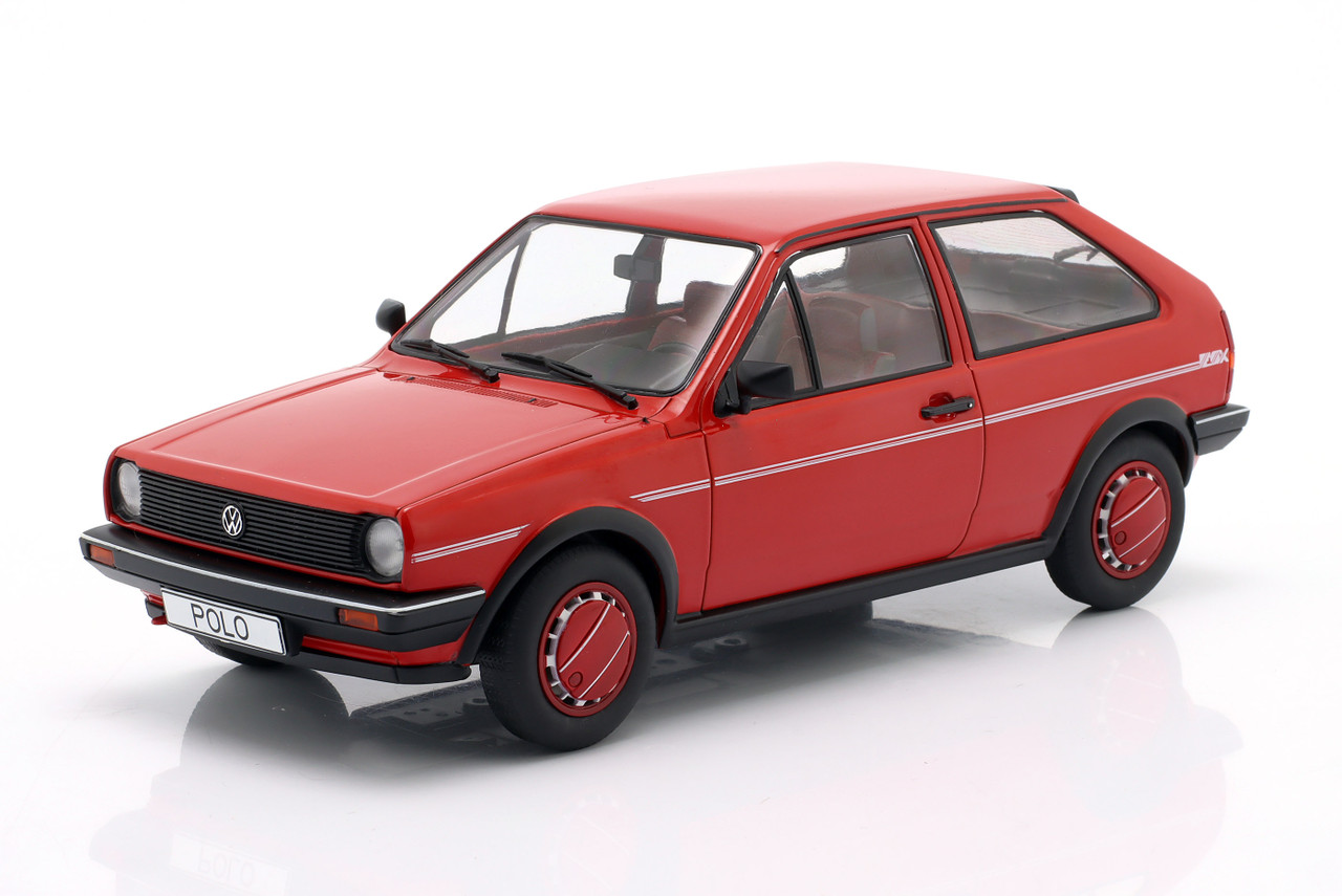 1/18 ModelCarGroup 1985 Volkswagen VW Polo II Coupe Fox (Red) Diecast Car Model