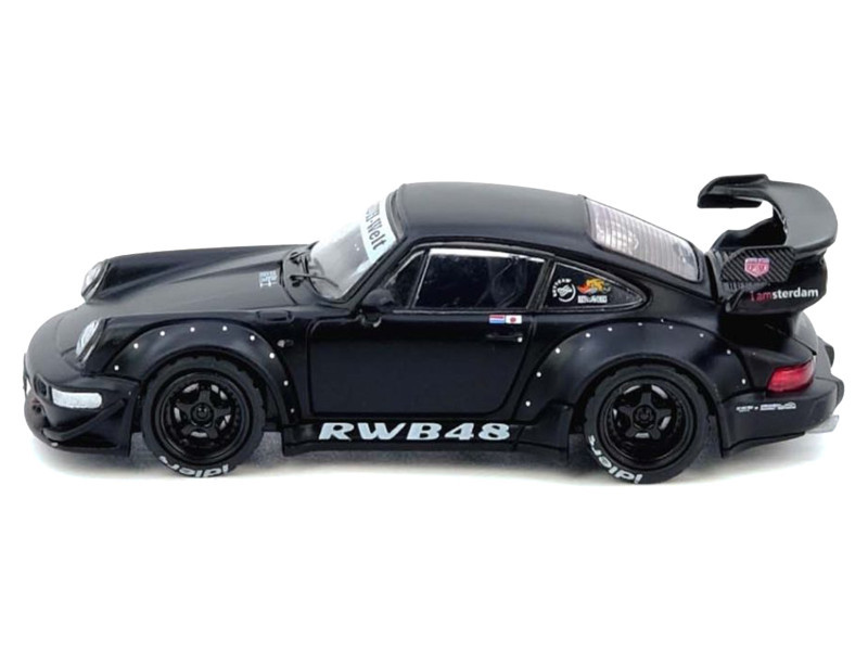 1/64 Inno Porsche 911 RWB 964 (Matte Black) Diecast Car Model