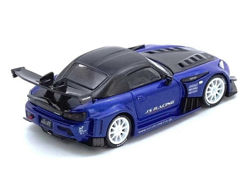 1/64 Inno Honda S2000 (AP1) J's Racing (Blue) Diecast Car Model