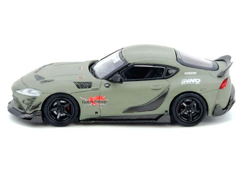 1/64 Inno Toyota Supra A90 Darwin Pro (Matte Green) Diecast Car Model