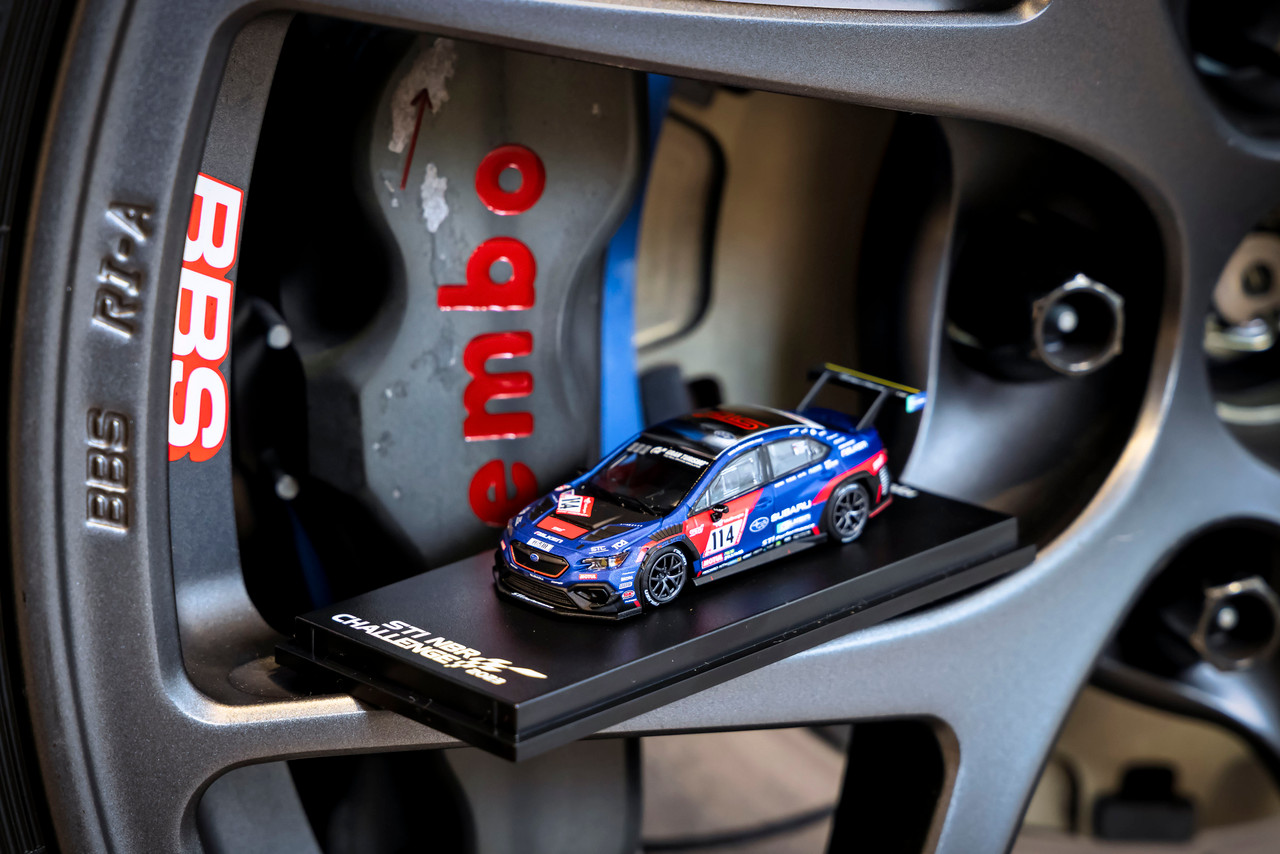 1/64 Kyosho Subaru WRX STi NBR 2023 Test Car #114 Diecast Car