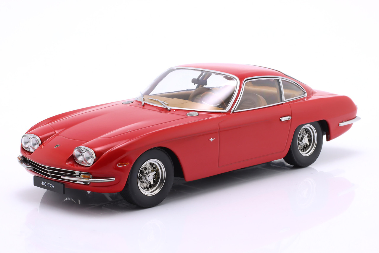 1/18 KK-Scale 1966 Lamborghini 400 GT 2+2 (Red) Diecast Car Model