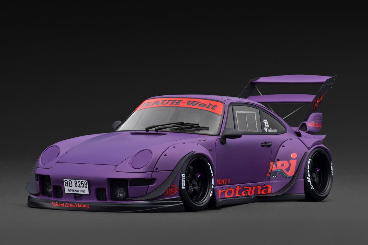 1/18 イグニッションモデル RWB 993 ポルシェ 紫 ignition 1/18 IG Ignition Model Porsche 911 RWB 993 (Matte Purple) Car