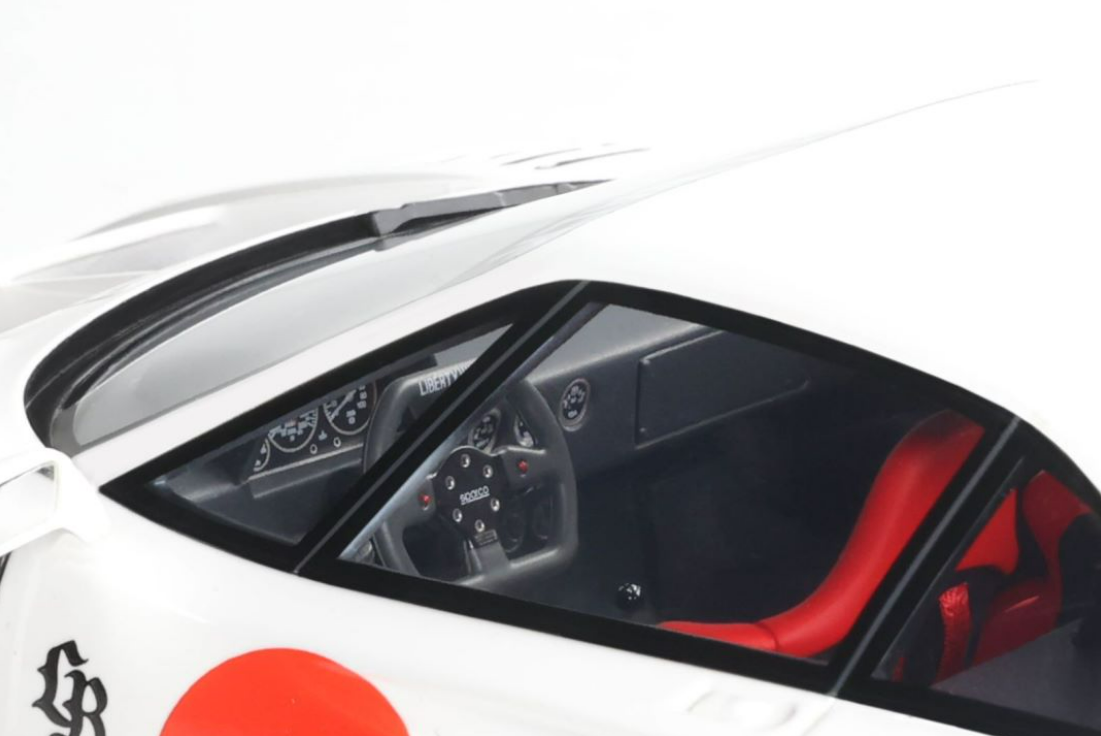 DAMAGED AS-IS 1/18 GT Spirit 2023 Ferrari F40 LB-Works (White) Car Model