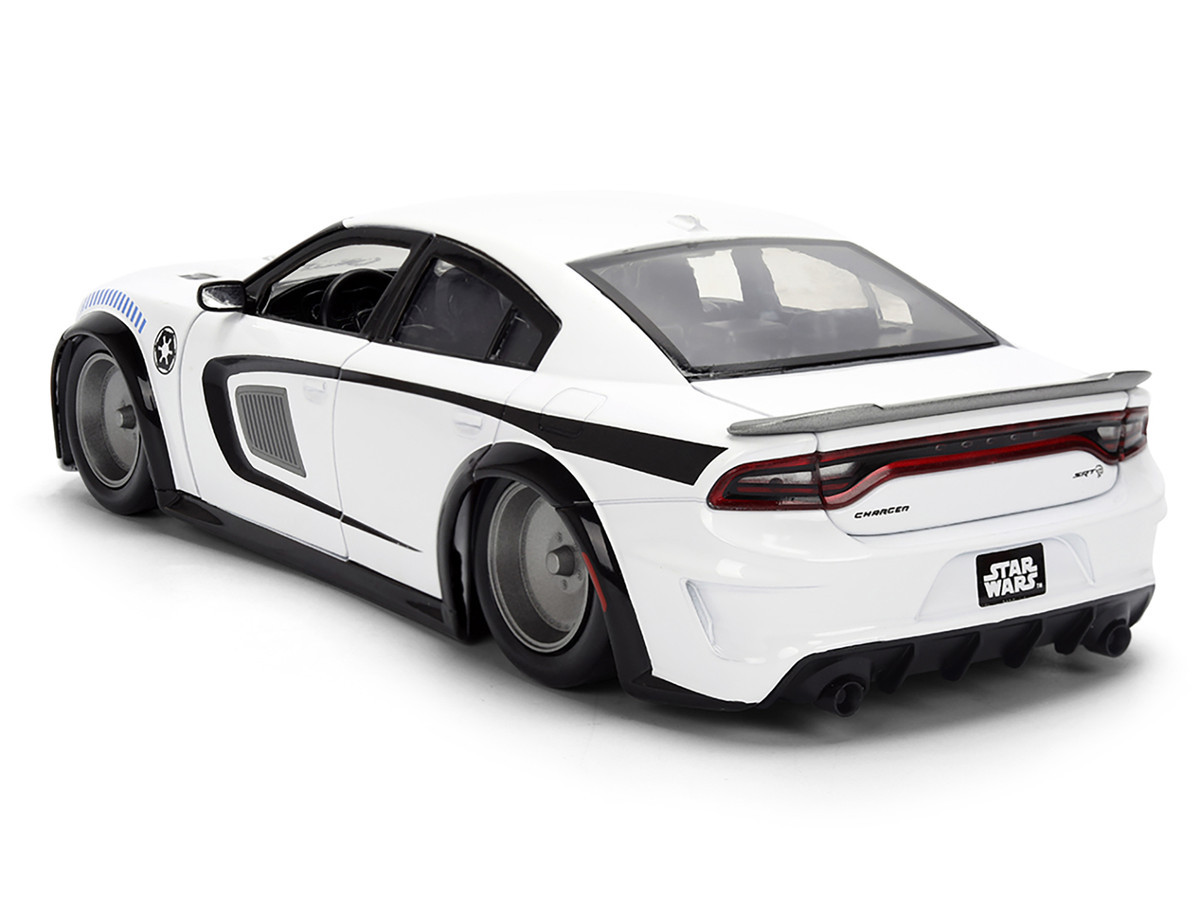 1/24 Jada 2021 Dodge Charger SRT Hellcat White with Graphics