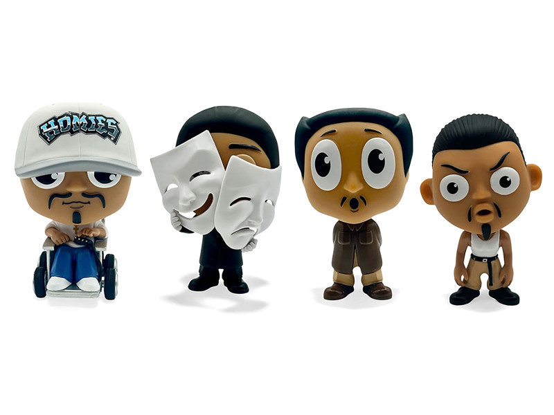 "Homies Big Headz" Series 5 Collector's Edition 4-Pack of Figures by Homies