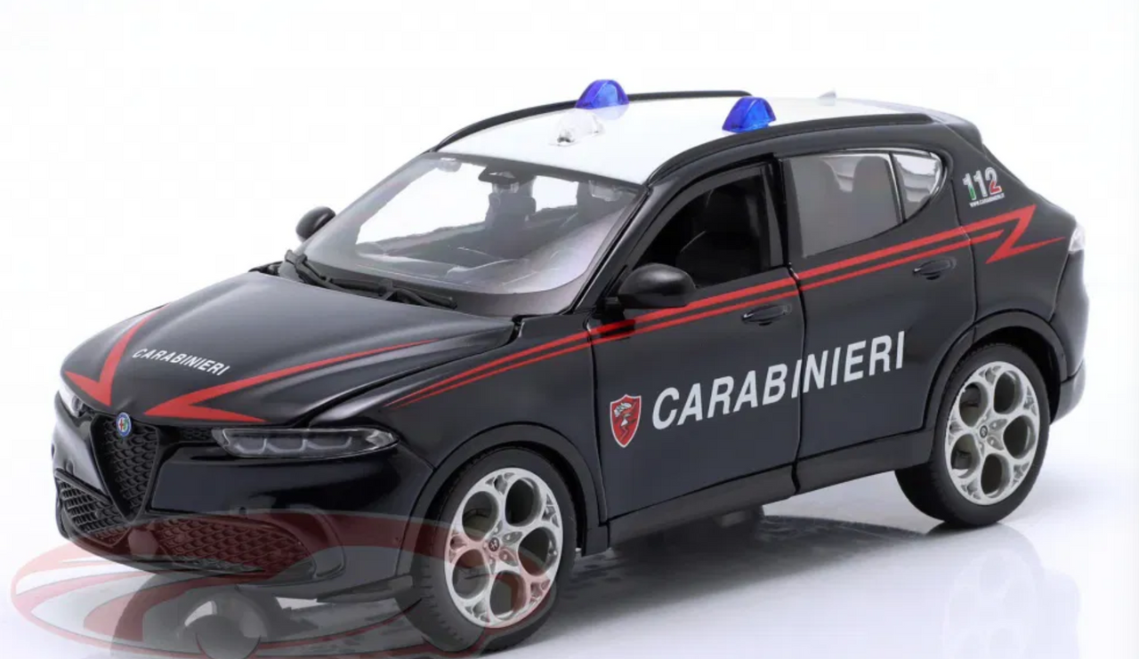 1/24 BBurago 2023 Alfa Romeo Tonale Carabinieri (Dark Blue) Diecast Car Model