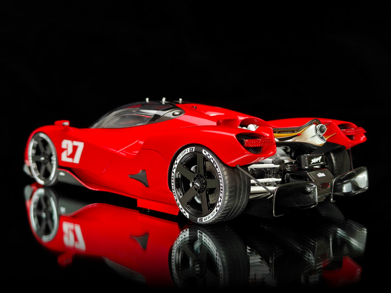 1/18 Frontiart Nilu27 SUMAC Red Car Model Limited Edition