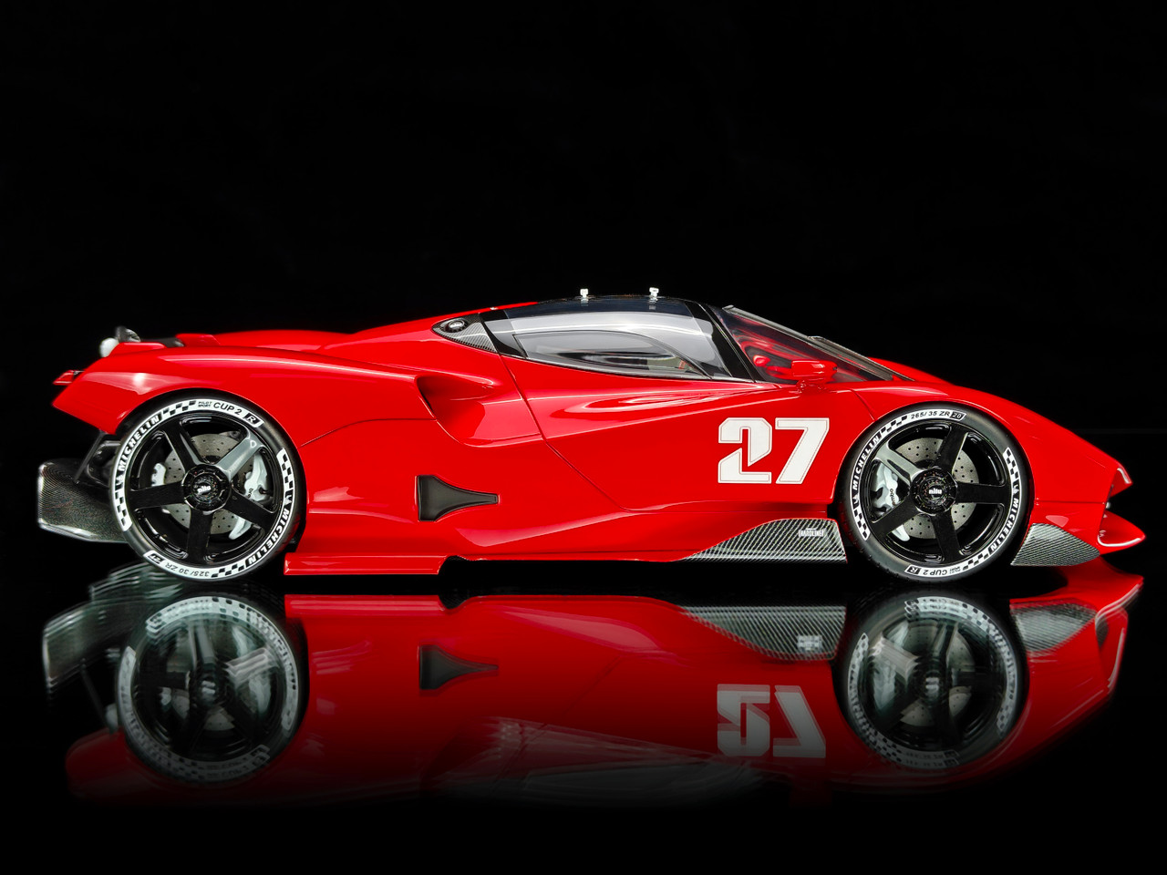 1/18 Frontiart Nilu27 SUMAC Red Car Model Limited Edition