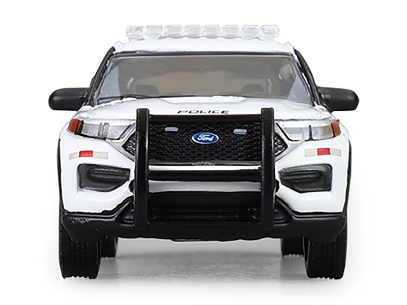 2024 Ford Police Interceptor Utility "Canada Military Police" White with Graphics "Hot Pursuit - Canada Special Edition" Series 1/64 Diecast Model Car by Greenlight