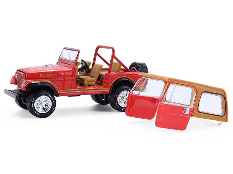 1980 Jeep CJ-7 Laredo Red with Tan Top 