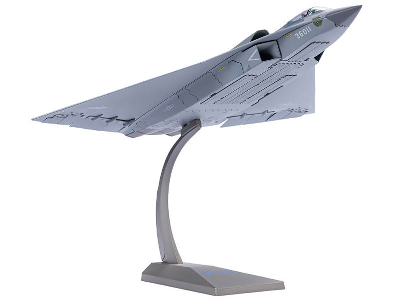 CAC J-36 Stealth Fighter Aircraft "Chinese Military" People’s Liberation Army Air Force 1/100 Diecast Model by Air Force 1
