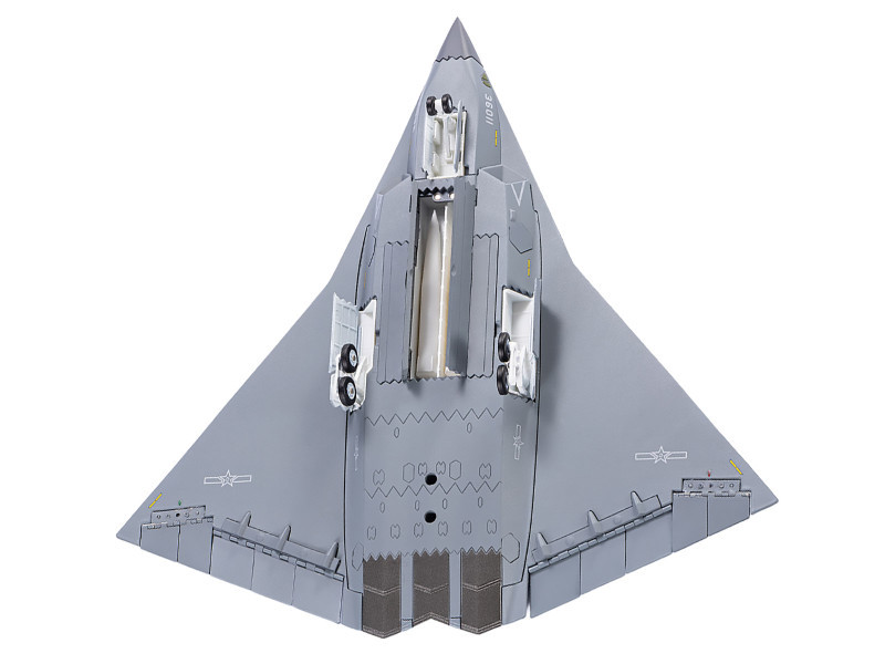 CAC J-36 Stealth Fighter Aircraft "Chinese Military" People’s Liberation Army Air Force 1/100 Diecast Model by Air Force 1