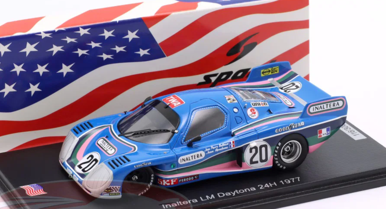 1/43 Spark Inaltera No.20 Daytona 24H 1977 J-P. Beltoise - J. Rondeau Car Model