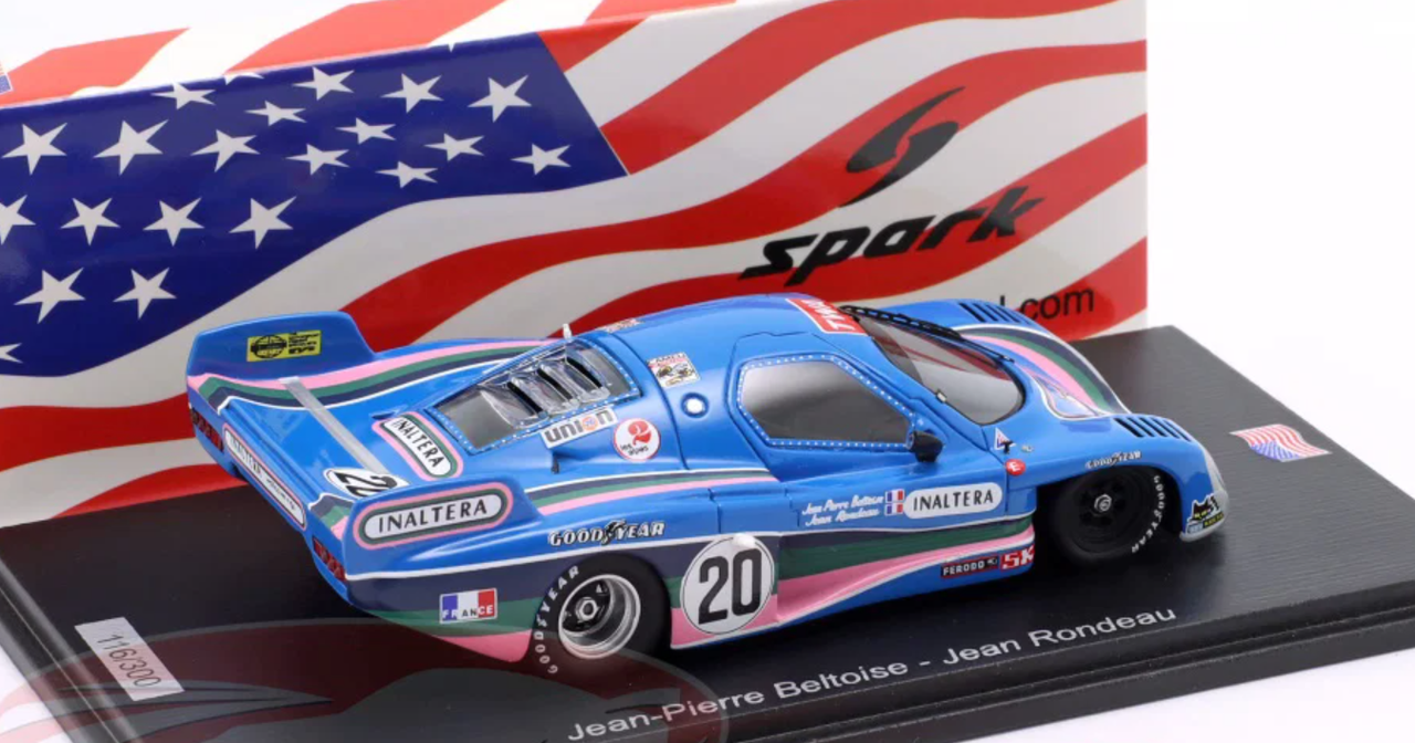 1/43 Spark Inaltera No.20 Daytona 24H 1977 J-P. Beltoise - J. Rondeau Car Model