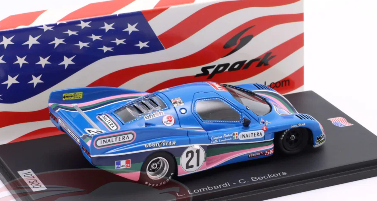1/43 Spark Inaltera No.21 Daytona 24H 1977 L. Lombardie - C.Beckers Car Model