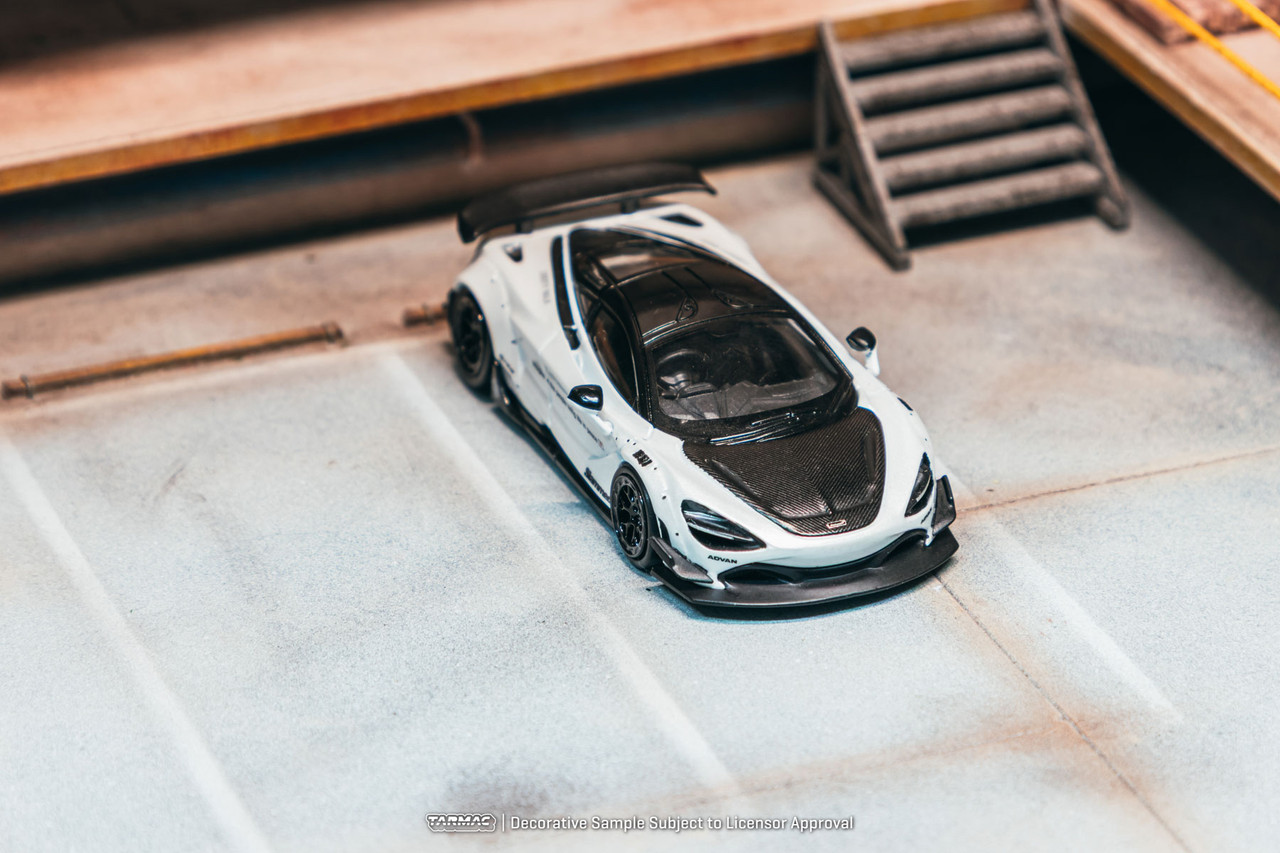 1/64 Tarmac Works McLaren 720S LB-WORKS (White) Diecast Car Model