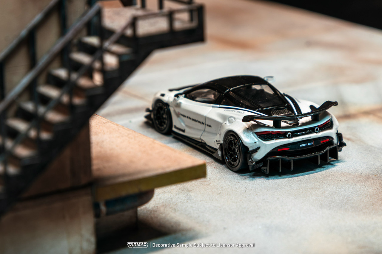 1/64 Tarmac Works McLaren 720S LB-WORKS (White) Diecast Car Model