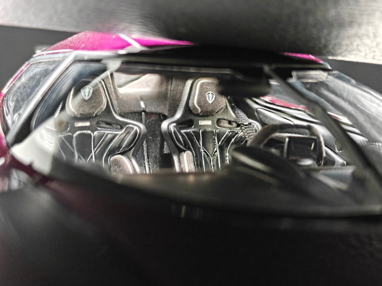 1/18 Frontiart Koenigsegg Jesko Absolut (Purple Tinted Carbon) Car Model Limited 100 Pieces