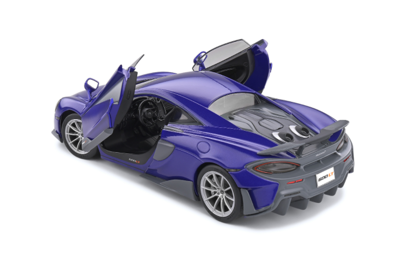 MINOR DAMAGED AS-IS 1/18 Solido McLaren 600LT (Lantana Purple) Diecast Car Model