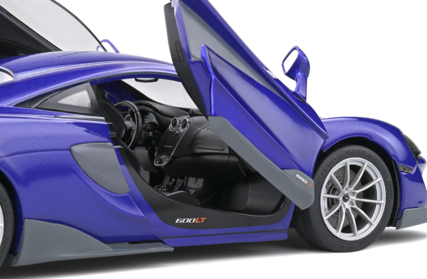 MINOR DAMAGED AS-IS 1/18 Solido McLaren 600LT (Lantana Purple) Diecast Car Model