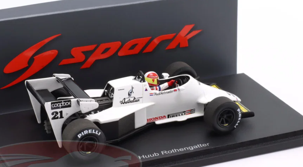 1/43 Spark Spirit 101 No.21 British GP 1984  Huub Rothengatter Car Model