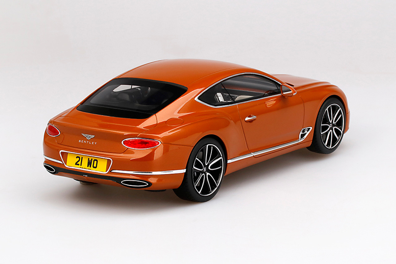 1/18 Top Speed Bentley Continental GT (Orange Flame) Resin Car