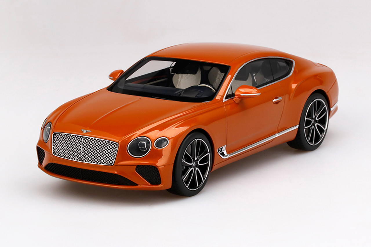 1/18 Top Speed Bentley Continental GT (Orange Flame) Resin Car