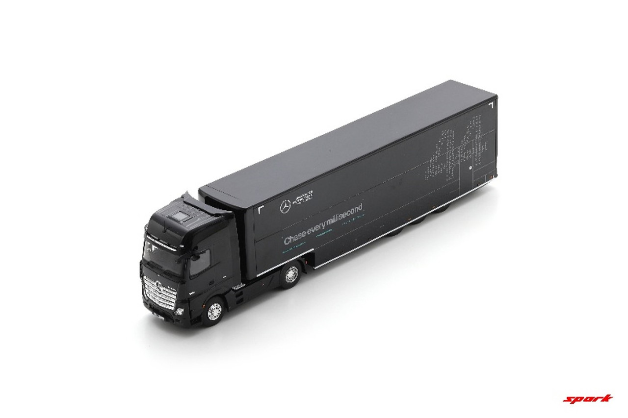 1/43 Spark Mercedes Actros Truck Mercedes F1 Team Transportation Truck Model