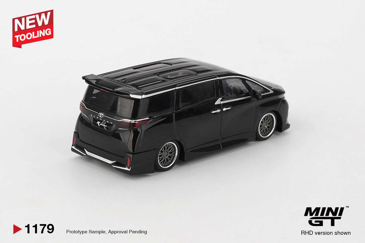 1/64 Mini GT Toyota Alphard 40 KUHL Black Diecast Car Model