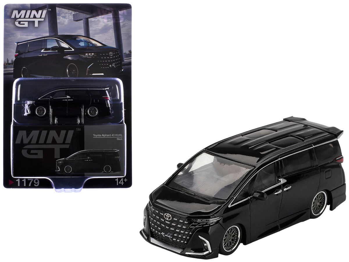 MINI GT Toyota Alphard 40 KUHL ブラック新品未開封 1/64 Mini GT Toyota Alphard 40 KUHL Black Diecast Car Model
