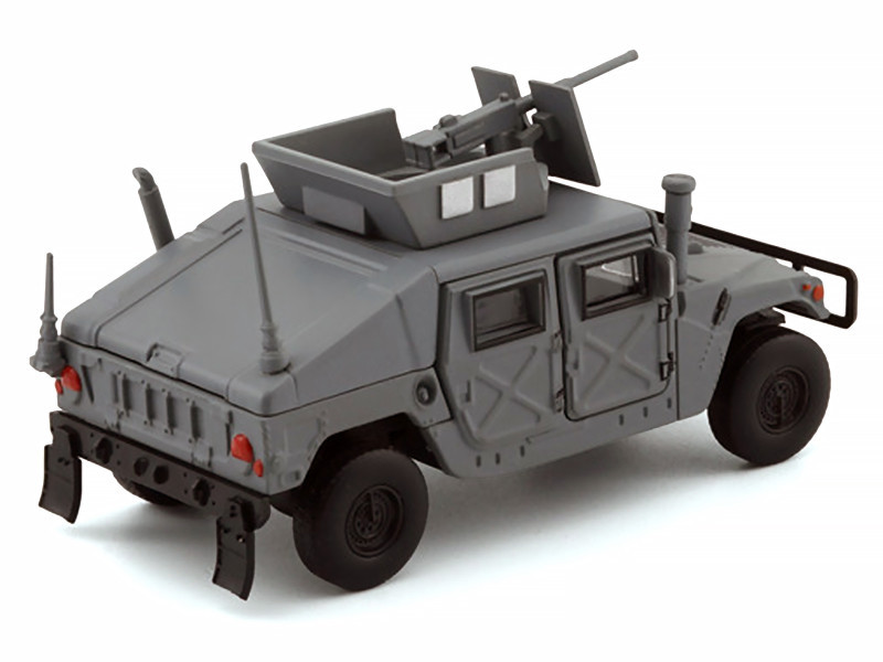 1/64 BMC Hummer Humvee 4-CT (Matte Dark Grey) Car Model