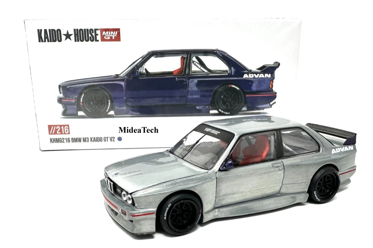 CHASE CAR 1/64 Kaido House BMW M3 E30 Kaido GT V2 (Raw Metal