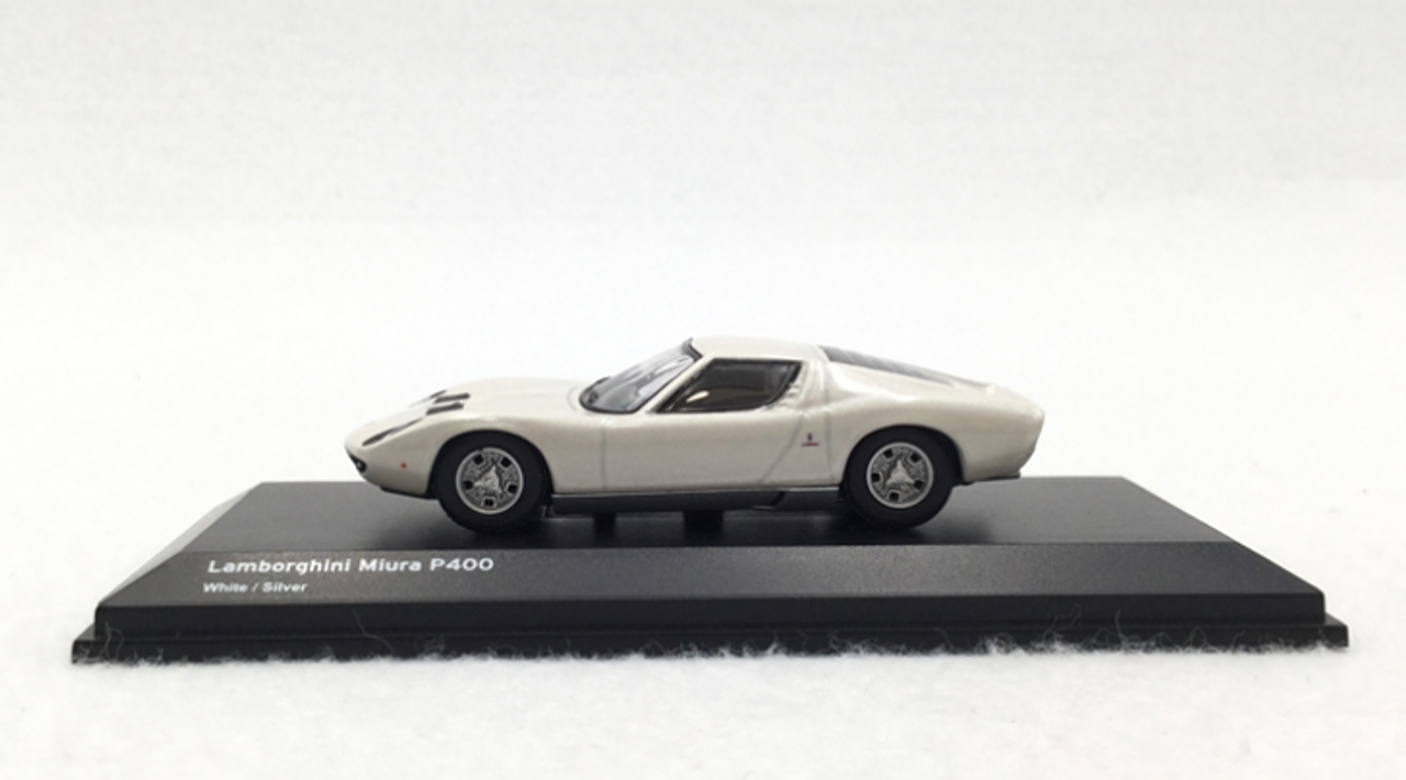 1/64 Kyosho  Lamborghini Miura P400 (White) Diecast Car Model