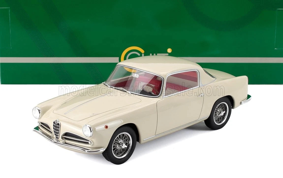 1/18 Cult Scale Models 1955 Alfa Romeo 1900 CSS Touring Coupe (Beige) Car Model