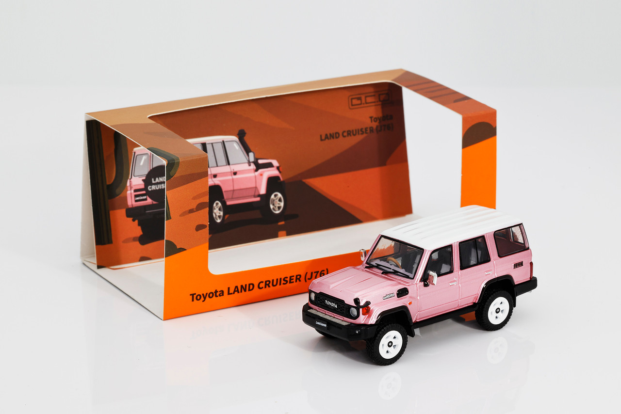 1/64 GCD Toyota Land Cruiser LC70 (Pink) Diecast Car Model